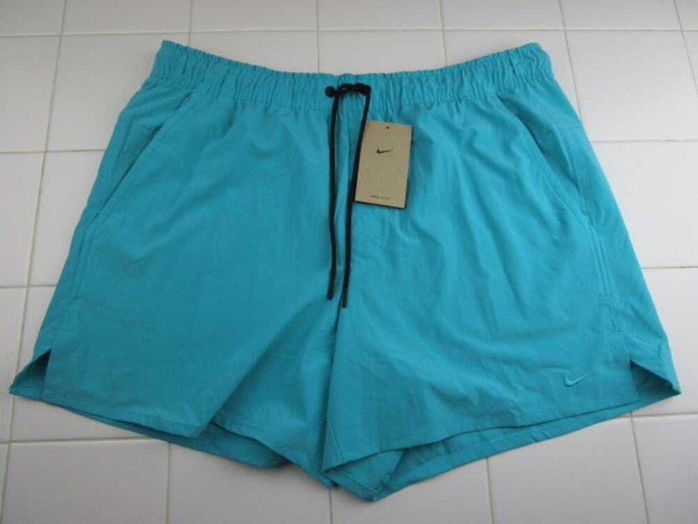 Nike Unlimited Dri-Fit 5" Unlined Versatile Shorts Teal Men's XL DV9336-345